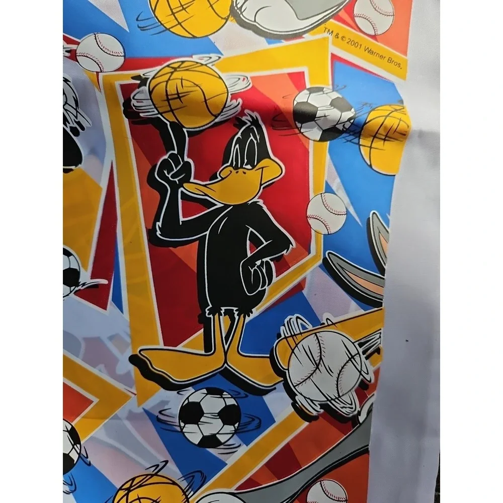 Vintage Daffy Duck Bugs Bunny Sylvester Drawstring‎ Bag Sports Nylon Y2K 38